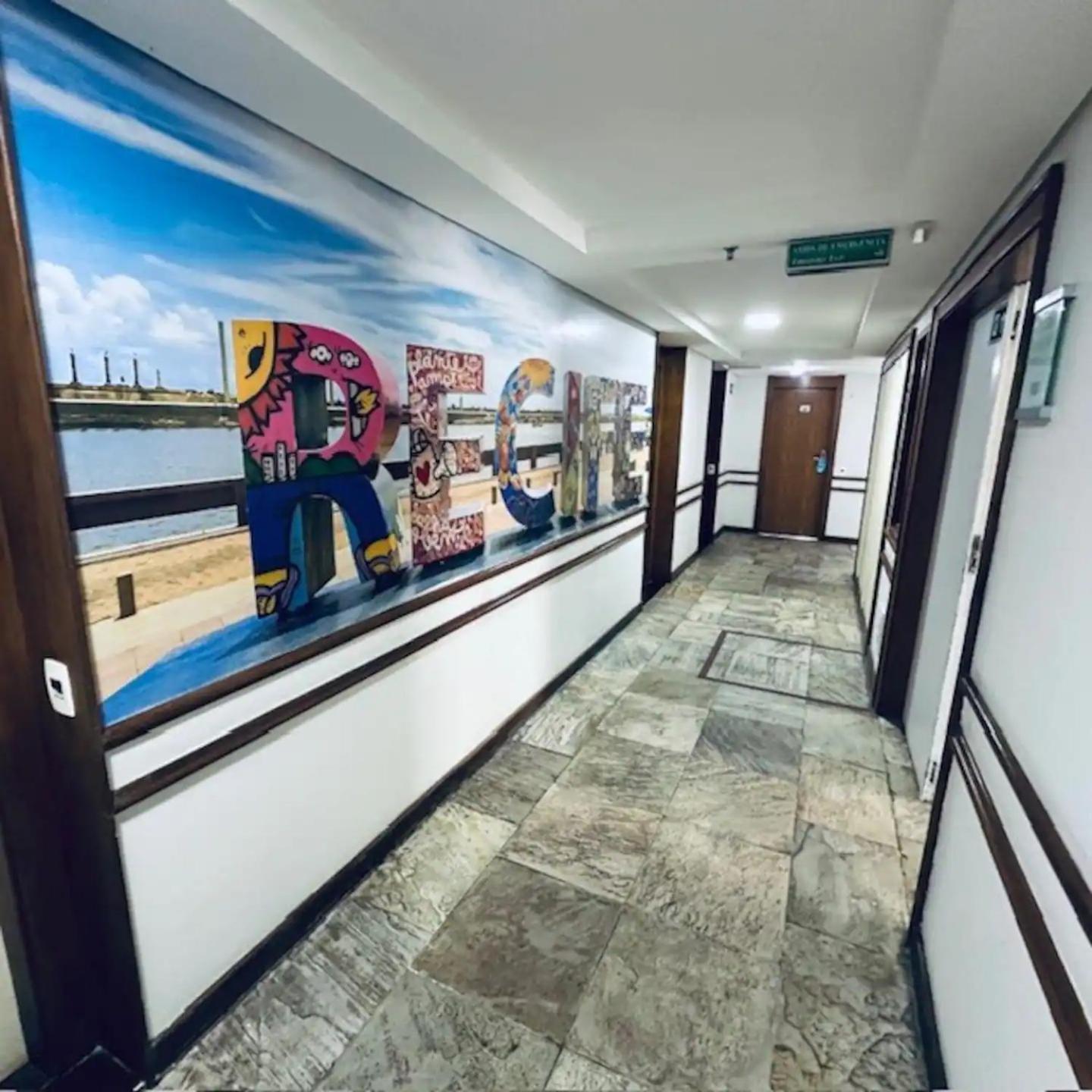 Flat 10 Andar Hotel Costa Mar Acesso Direto Praia Jaboatao dos Guararapes Ngoại thất bức ảnh